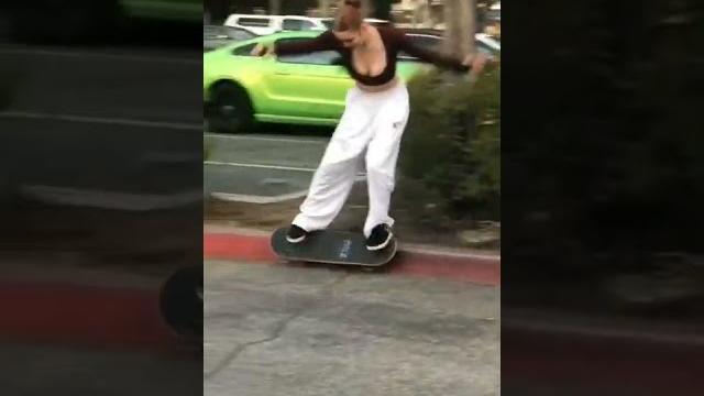 Skater girl oops #shorts Skater girl oops #shorts