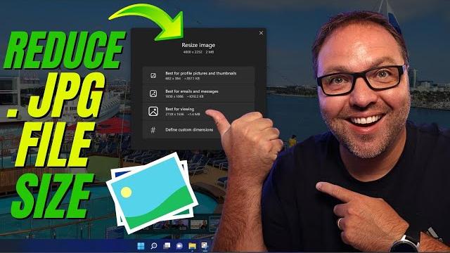 How to reduce jpeg file size - windows 11 How to reduce jpeg file size - windows 11