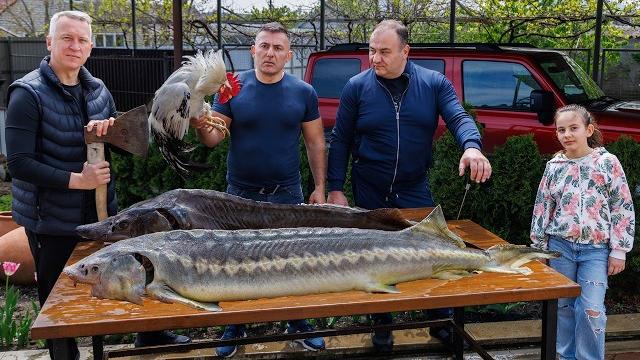 Korolevskaya uha iz petuha i osetra. vkusovoi vzriv Korolevskaya uha iz petuha i osetra. vkusovoi vzriv