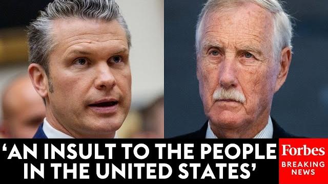'why are you doing this?': king grills hegseth on changing the names of military bases 'why are you doing this?': king grills hegseth on changing the names of military bases