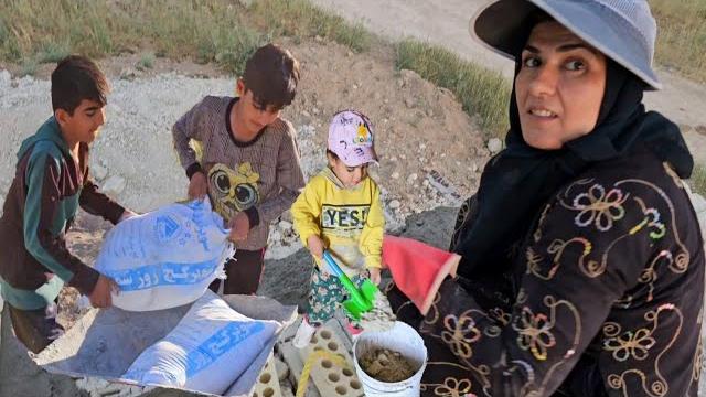 What made this nomadic mother build a cave? What made this nomadic mother build a cave?