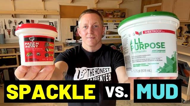 Spackle vs. drywall mud/joint compound (what's the difference? when should you use them?!) Spackle vs. drywall mud/joint compound (what's the difference? when should you use them?!)