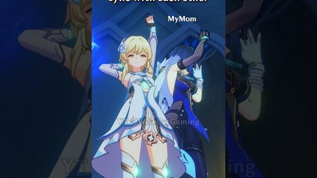 Genshin characters synchronize with each other! | #genshinimpact #furina #sayu #ayato #nilou #lisa Genshin characters synchronize with each other! | #genshinimpact #furina #sayu #ayato #nilou #lisa