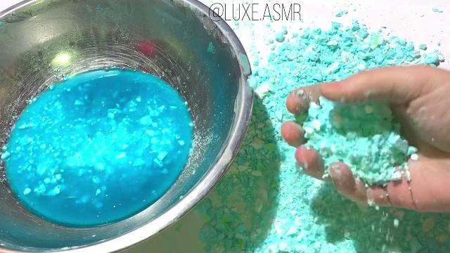 Soothing crumbles into water Soothing crumbles into water