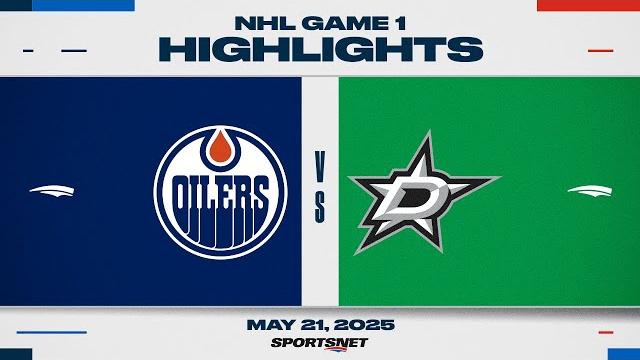 Nhl game 1 highlights | oilers vs. stars - may 21, 2025 Nhl game 1 highlights | oilers vs. stars - may 21, 2025