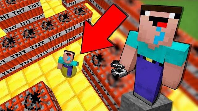 Только нуб не пройдет лабиринт из динамита ! как выжить нубу minecraft троллинг ловушка защита Только нуб не пройдет лабиринт из динамита ! как выжить нубу minecraft троллинг ловушка защита