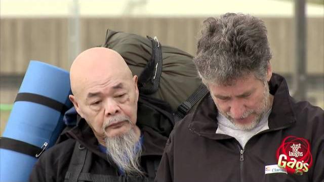 Young japanese girl turns into old man - just for laughs gags Young japanese girl turns into old man - just for laughs gags