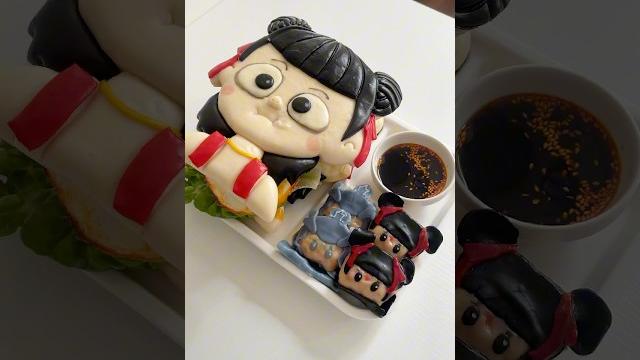 Make nezha breakfast with me #asmr #food #nezha #chinesefood #chinese #chineseculture #cooking Make nezha breakfast with me #asmr #food #nezha #chinesefood #chinese #chineseculture #cooking