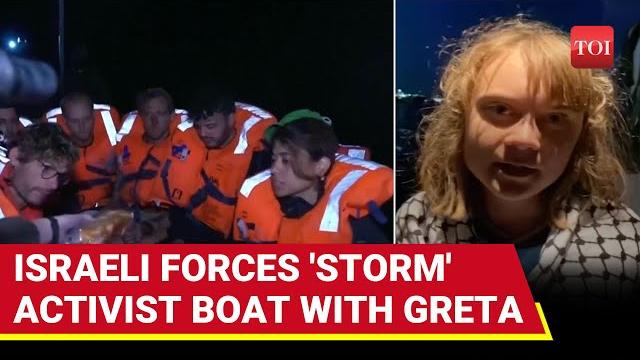 Israel 'kidnaps' greta thunberg; watch last video message after idf storms gaza madleen flotilla Israel 'kidnaps' greta thunberg; watch last video message after idf storms gaza madleen flotilla