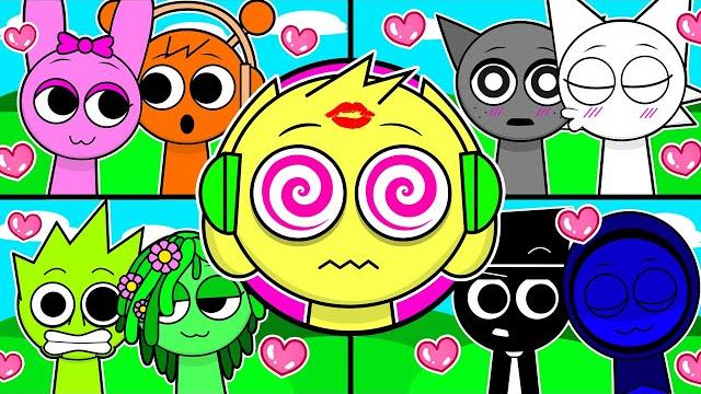 All sprunki couples unlocked! (kiss mod) All sprunki couples unlocked! (kiss mod)