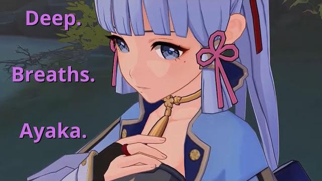 Ayaka loves aether Ayaka loves aether