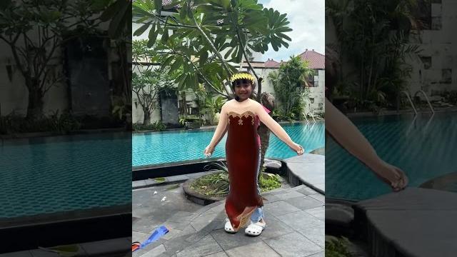 Samantha pake baju princess ! #samantha #viral Samantha pake baju princess ! #samantha #viral