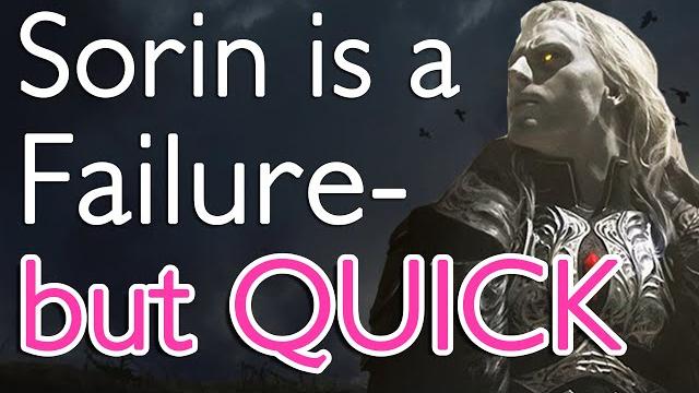 Sorin is a failure quick version Sorin is a failure quick version
