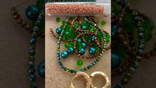 Earring making preparation with choosing right colours #shorts #earrings #handmade #colour #beading Earring making preparation with choosing right colours #shorts #earrings #handmade #colour #beading