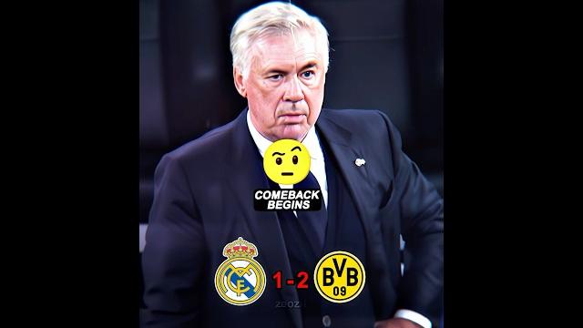 Real madrid greatest comeback vs dortmund in history #footballshorts #football #realmadrid Real madrid greatest comeback vs dortmund in history #footballshorts #football #realmadrid