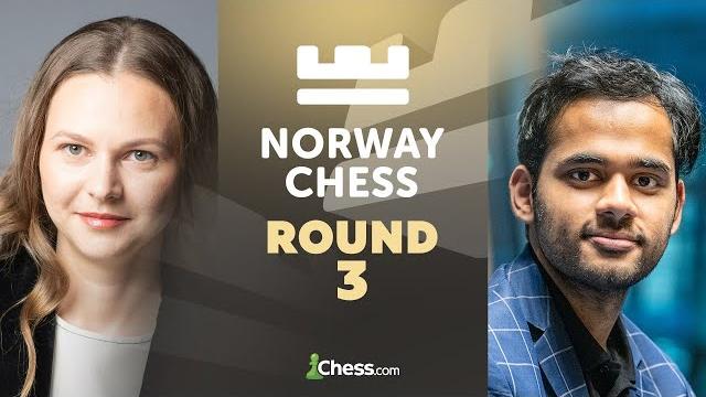 Norway chess 2025 | will magnus topple hikaru's lead? vaishali v. ju & fabiano v. arjun! rd 3 Norway chess 2025 | will magnus topple hikaru's lead? vaishali v. ju & fabiano v. arjun! rd 3
