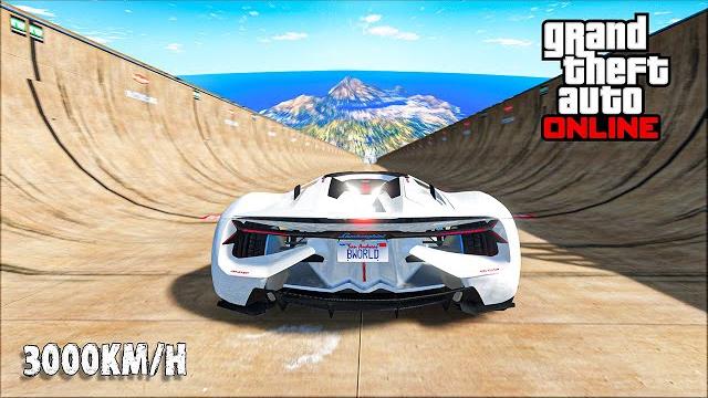 Спуск с горы без тормозов на чит тачках в gta 5 online с модами! Спуск с горы без тормозов на чит тачках в gta 5 online с модами!