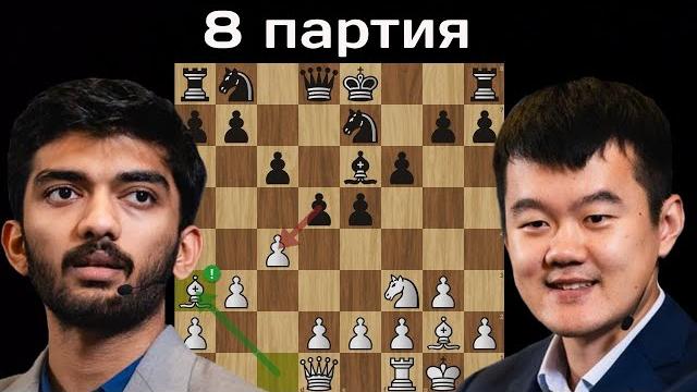 Боевая партия! дин лижэнь - гукеш доммараджу | матч на первенство мира по шахматам 2024 Боевая партия! дин лижэнь - гукеш доммараджу | матч на первенство мира по шахматам 2024