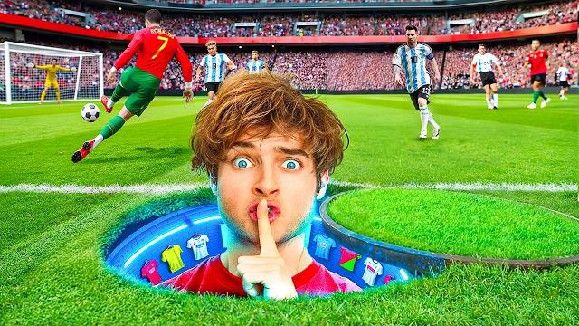 I built 7 secret rooms for ronaldo! I built 7 secret rooms for ronaldo!