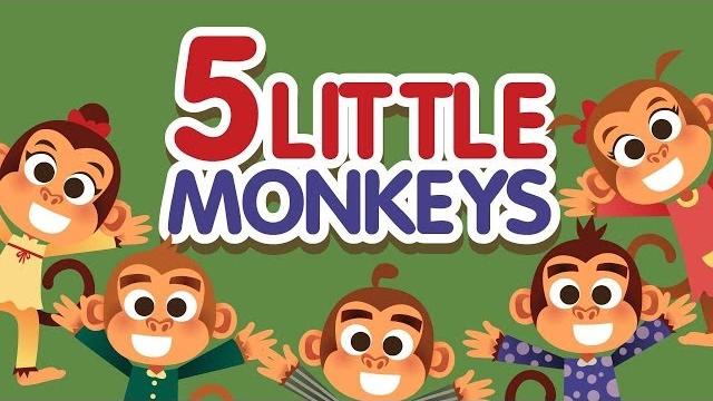 Five little monkeys jumping on the bed • nursery rhymes song with lyrics • cartoon kids songs Five little monkeys jumping on the bed • nursery rhymes song with lyrics • cartoon kids songs