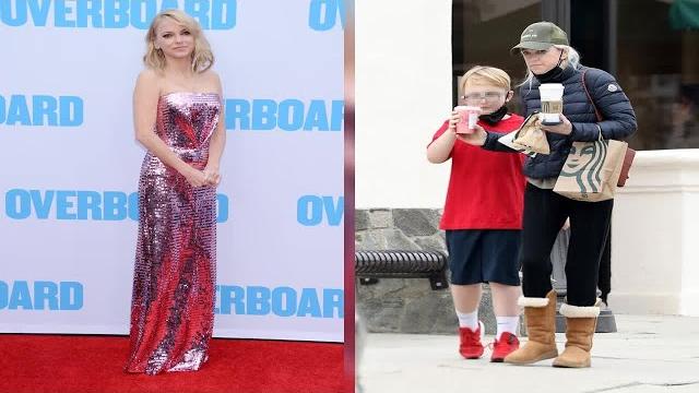 Anna faris take son jack, 9, for a coffee run as chris pratt expects baby no. 3 — rare photos Anna faris take son jack, 9, for a coffee run as chris pratt expects baby no. 3 — rare photos