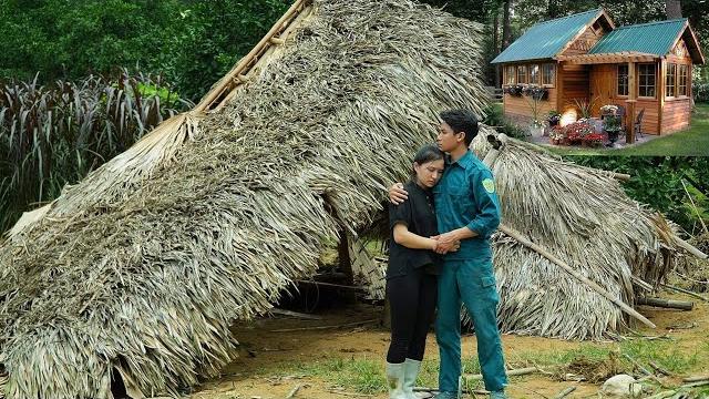 Ly tieu nu's house was destroyed by flood - a new house will be built by the love of two people Ly tieu nu's house was destroyed by flood - a new house will be built by the love of two people