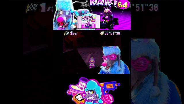 Kitty kart 64 | mario kart 64.exe game?! #shorts Kitty kart 64 | mario kart 64.exe game?! #shorts