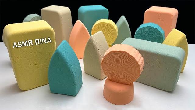 Asmr baking soda pastel colors🟡🟠🟢 Asmr baking soda pastel colors🟡🟠🟢