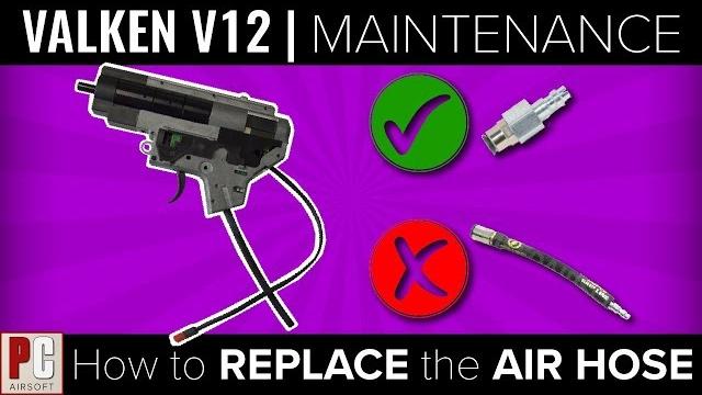 Valken v12 | how to replace & renew the air hose Valken v12 | how to replace & renew the air hose