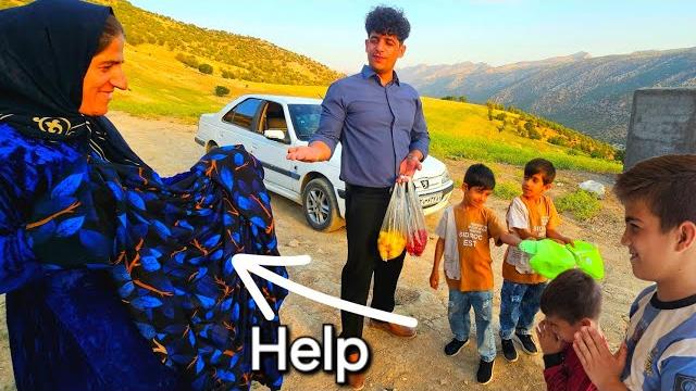Millonaire hero helps desperate mother and her children Millonaire hero helps desperate mother and her children