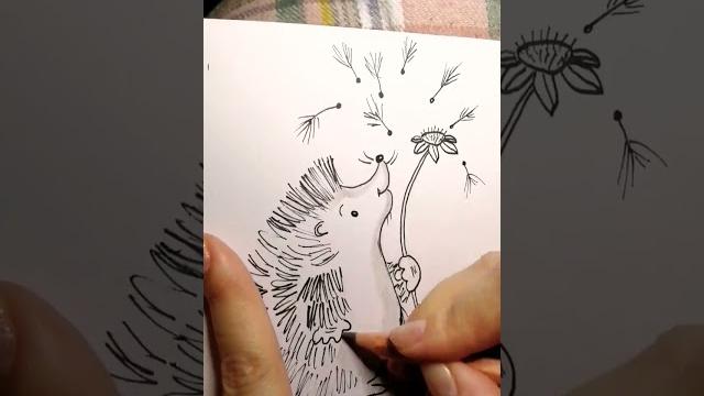 Довольный ёжик 2) #творчество #подпишись #2023 #рисунок #ёжик #гармониятвоческаямастерская Довольный ёжик 2) #творчество #подпишись #2023 #рисунок #ёжик #гармониятвоческаямастерская