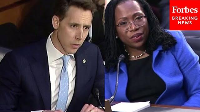 '3 months in this case—do you regret it?': hawley presses kbj on sentence in child pornography case '3 months in this case—do you regret it?': hawley presses kbj on sentence in child pornography case