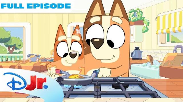Bluey "omelette" full episode! | bingo helps mum cook! | @disneyjr x @blueyofficialchannel Bluey "omelette" full episode! | bingo helps mum cook! | @disneyjr x @blueyofficialchannel