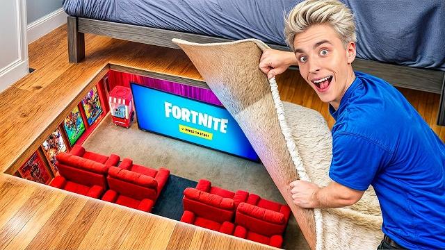 Я построил 5 секретных комнат, которые невозможно найти ! Я построил 5 секретных комнат, которые невозможно найти !
