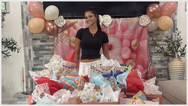 Keilly's 18th birthday opening presents Keilly's 18th birthday opening presents
