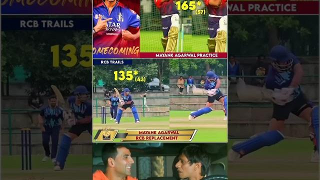 Mayank agarwal rcb replacement Mayank agarwal rcb replacement