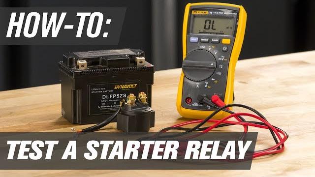 How to test a motorcycle, atv & utv starter relay How to test a motorcycle, atv & utv starter relay