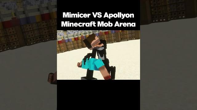 Apollyon vs mimicer | minecraft meme mob arena Apollyon vs mimicer | minecraft meme mob arena