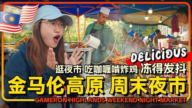 20°c的马来西亚金马伦周末夜市 逛夜市 吃咖哩 啃mb炸鸡 没想到晚上真的冻得发抖啊 20°c的马来西亚金马伦周末夜市 逛夜市 吃咖哩 啃mb炸鸡 没想到晚上真的冻得发抖啊