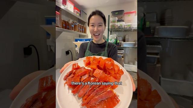 Candied salmon mukbang #shorts #gifted Candied salmon mukbang #shorts #gifted