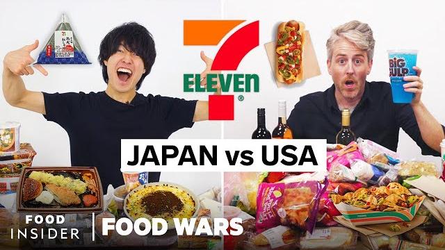 Us vs japan 7-eleven | food wars | food insider Us vs japan 7-eleven | food wars | food insider