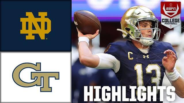 Notre dame fighting irish vs. georgia tech yellow jackets | full game highlights | espn cfb Notre dame fighting irish vs. georgia tech yellow jackets | full game highlights | espn cfb
