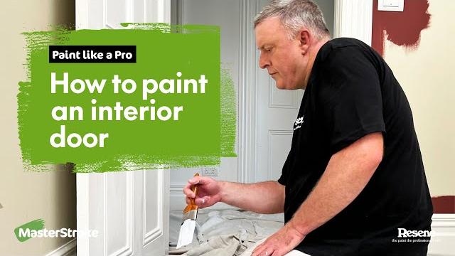 Paint like a pro - how to paint an interior door Paint like a pro - how to paint an interior door