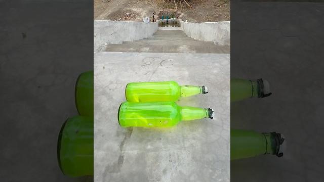 Breaking glass bottles crunchy crunsing #asmr #experiment #experimnent #satisfying #kidsgames Breaking glass bottles crunchy crunsing #asmr #experiment #experimnent #satisfying #kidsgames