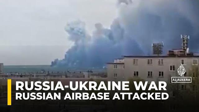 Large-scale drone attack carried out on russian strategic airfields in murmansk & irkutsk Large-scale drone attack carried out on russian strategic airfields in murmansk & irkutsk