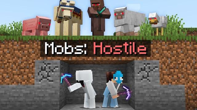 Minecraft, but every mob is hostile... Minecraft, but every mob is hostile...