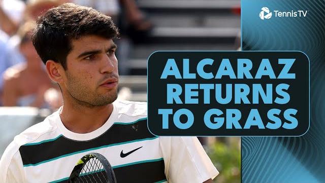 Carlos alcaraz's first match after winning roland-garros vs walton | queen's 2025 highlights Carlos alcaraz's first match after winning roland-garros vs walton | queen's 2025 highlights