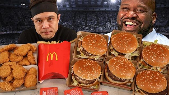 Shaq's biggest mcdonalds order (challenge) Shaq's biggest mcdonalds order (challenge)
