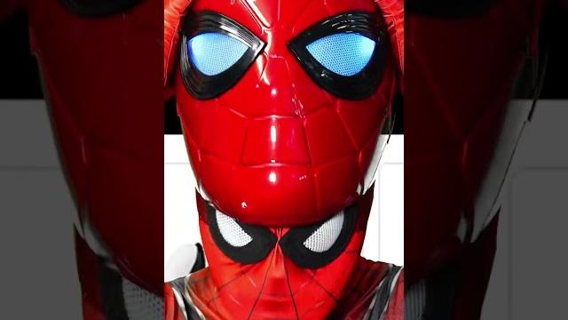Spidey puts on marvel legends series iron spider helmet!! entertainment earth #ee #shorts Spidey puts on marvel legends series iron spider helmet!! entertainment earth #ee #shorts