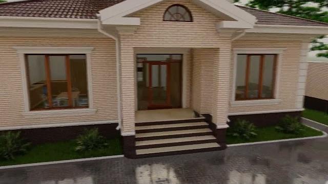 Красивый проект одноэтажного дома Красивый проект одноэтажного дома